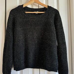 Black and gold glittery sweater from forever21